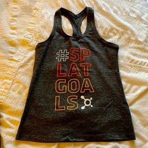 WOMENS 🧡🍊OTF🍊🧡 SPLAT GOALS racerback tank